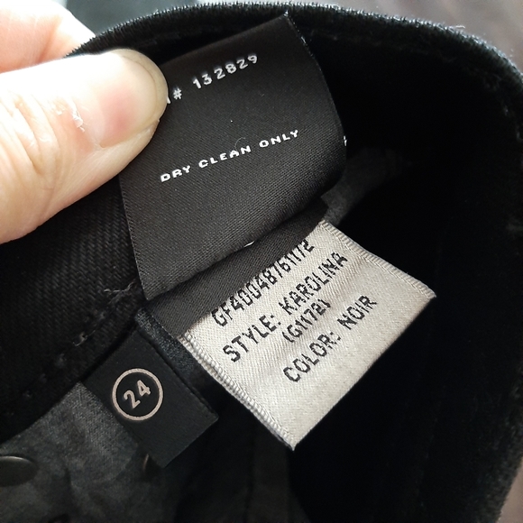 Grlfrnd Denim Black The Karolina in Noir - Picture 2 of 9